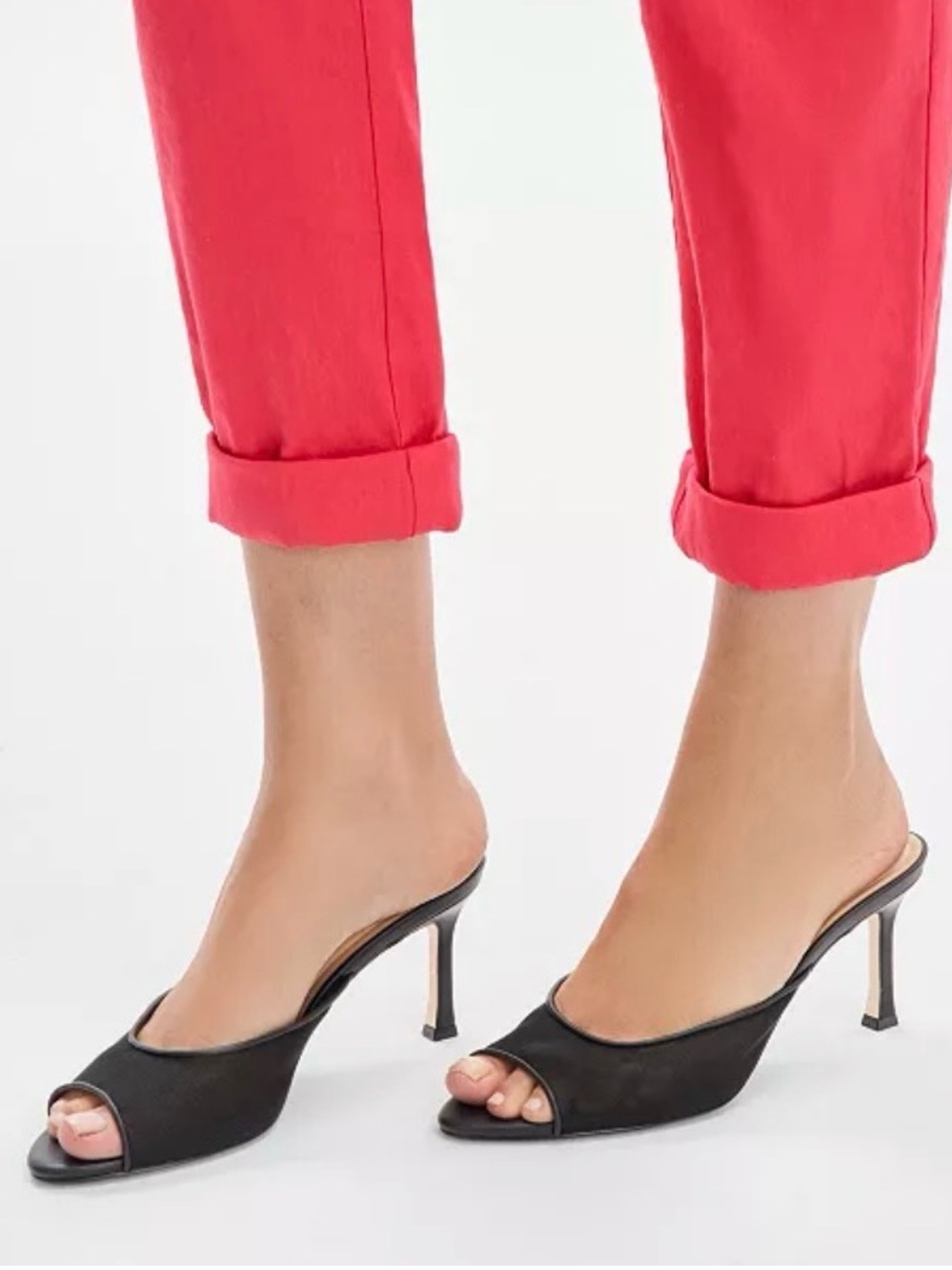 Soft Girl Vibes 😉 INC International Concepts Black mesh Open-Toe Slide Mules